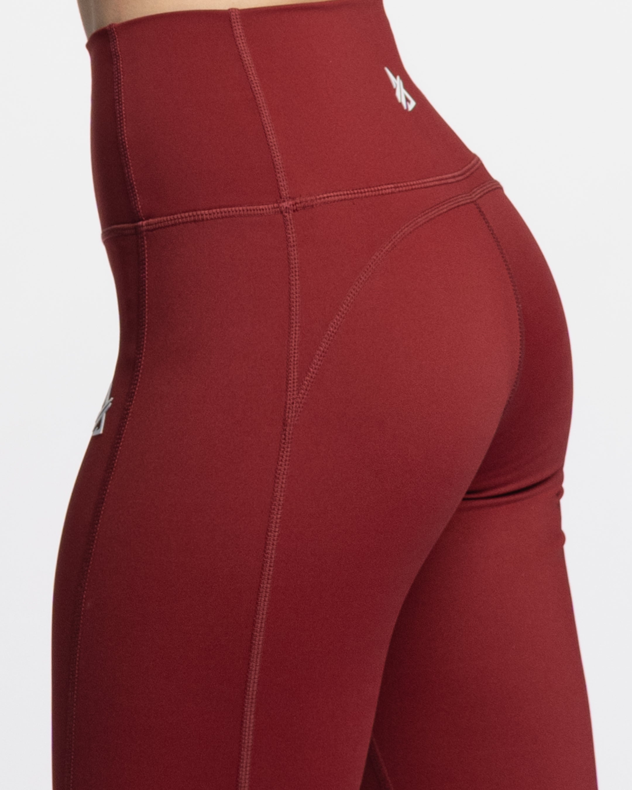 Women's Muse Seamless Leggings - Dark Red – Fit Mentor Activewear Pvt. Ltd.